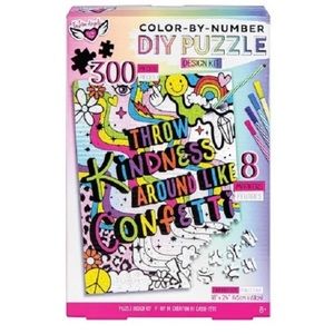 🌵3/$15 Color by number DIY 300 piece puzzle design kit ( see description)
